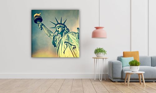 OBRAZ NA PŁÓTNIE 095 Statua Wolności 40x40cm na Arena.pl