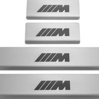 Listwa progowa BMW 3 SERIES F30/F31 M Stal nierdzewna 304 mat z czarnymi li