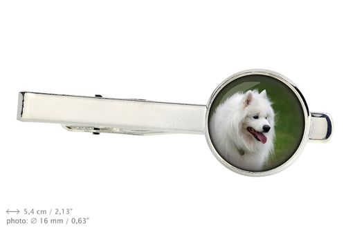 Spinka do krawata z pieskiem - Samojed na Arena.pl