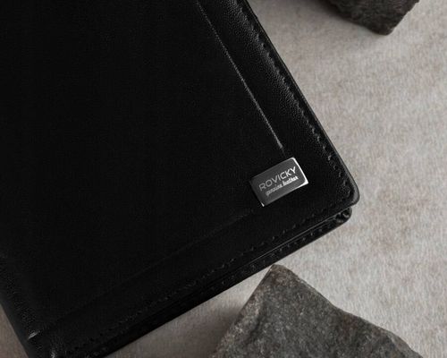 skórzany portfel męski w orientacji pionowej - rovicky na Arena.pl