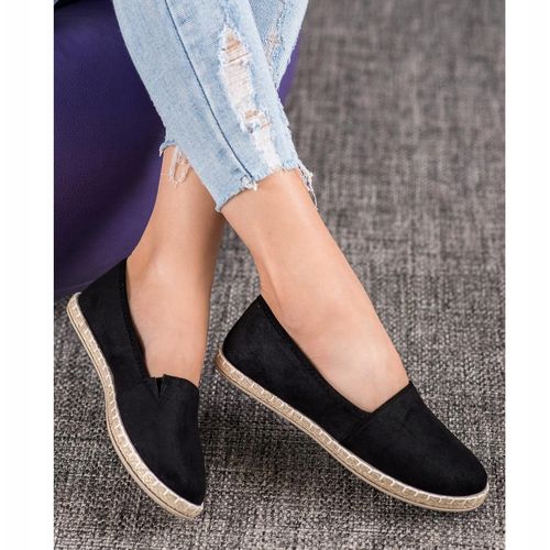 Czarne Espadryle Z Brokatem r.37 na Arena.pl