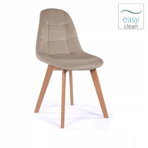 KRZESŁO TAPICEROWANE SKANDYNAWSKIE WELUR VEGAS na Arena.pl