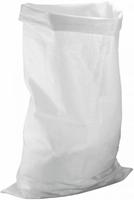 Worek budowlany, worek na gruz PP, 80L 50x85 cm, 65g/m2, biały