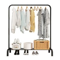 stojący wieszak na ubrania, odzież, obuwie 110 x 150cm sz03