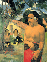 Reprodukcja obrazu Where are you going - Paul Gauguin Rozmiar - 80x60