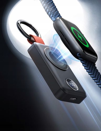 Joyroom powerbank bezprzewodowy 2000mAh 3W do Apple Watch czarny (JR-WQW01) na Arena.pl