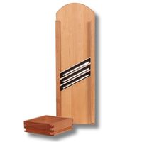 Szatkownica drewniana do kapusty 3-nożowa z szufladką OLEJOWANA