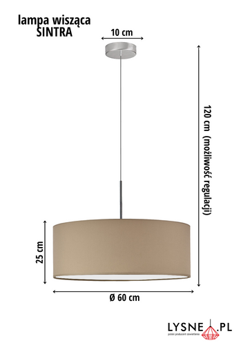 Prosta lampa wisząca SINTRA fi- 60cm na Arena.pl