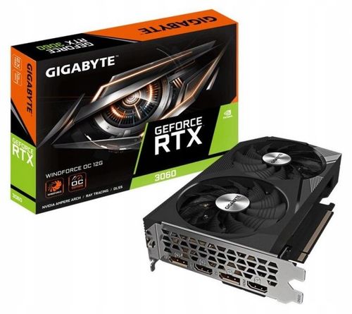 Karta graficzna Gigabyte GeForce RTX 3060 WINDFORCE OC 12 GB PCI-E 4.0 na Arena.pl
