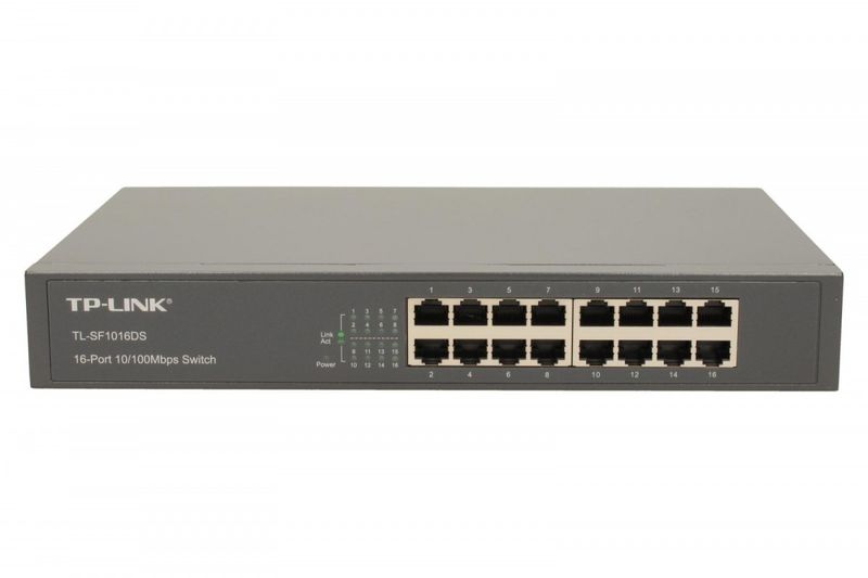 Switch TP-Link TL-SF1016DS Fast Ethernet, 16 portów zdjęcie 3
