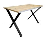 Stół do salonu kuchni 70x120x28 LOFT X czarny Dąb Craft