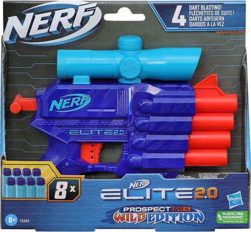 PISTOLET NERF ELITE 2.0 PROSPECT QS-4 WILD EDITION +CELE +OPASKA +STRZAŁKI na Arena.pl