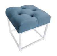 Pufa CHESTERFIELD LOFT ławka postawa biała MG33