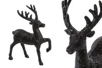 jelonek /renifer   brokatowy czarny OZB06618