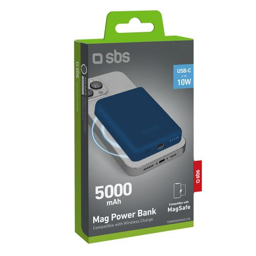 powerbank 5000 mah magsafe - niebieski na Arena.pl