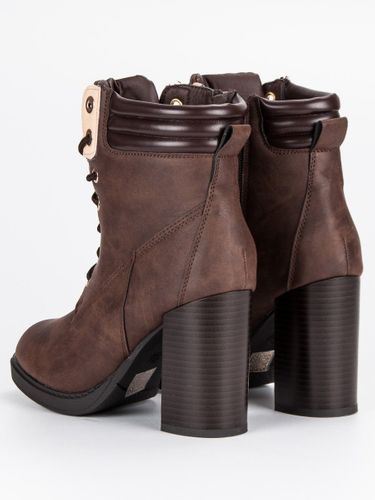 BRĄZOWE BOTKI WORKERY Rozmiar - 40 na Arena.pl