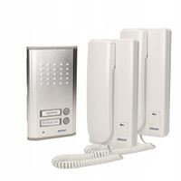 Orno domofon Fossa Multi 2 dwurodzinny aluminium IP44 4-żyłowy