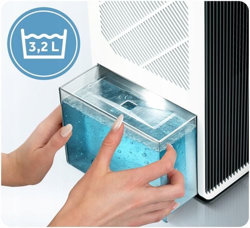 OSUSZACZ POWIETRZA POCHŁANIACZ WILGOCI 64W HEPA 34dB TIMER LED Berdsen na Arena.pl