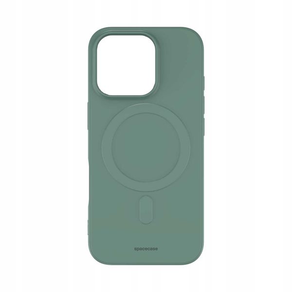 Spacecase Silicone Magnetic Case Iphone 16 Pro Dark Green zdjęcie 5