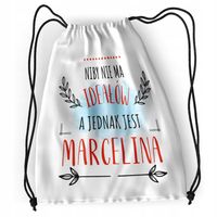 Plecak Dla Marceliny Sportowy Szkolny Worek Torba Z Nadrukiem Ze Zdjęciem