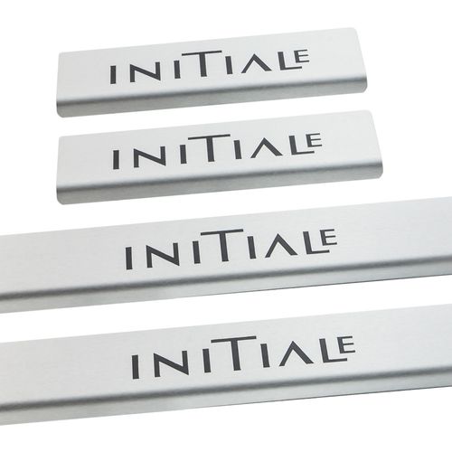 Listwa progowa RENAULT TALISMAN  INITIALE Stal nierdzewna 304 mat z czarnym na Arena.pl