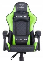 FOTEL GAMINGOWY KUBEŁKOWY BIUROWY KRZESŁO GRACZA OBROTOWY CARBON PORZĄDNY