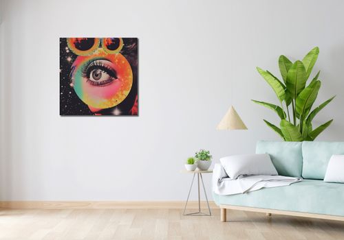 Obraz 70x70cm Oko w Kosmosie na Arena.pl