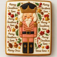 CIASTKO LUKROWANE DZIADEK DO ORZECHÓW NO9 KWADR ROZ.XL RĘCZNIE ROBIONE