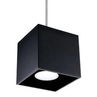 LAMPA wisząca SL.0060 metalowa OPRAWA zwis kostka cube czarna