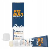 Piz Buin Mountain SPF50 Krem Przeciwsłoneczny + Pomadka 20 + 2,3