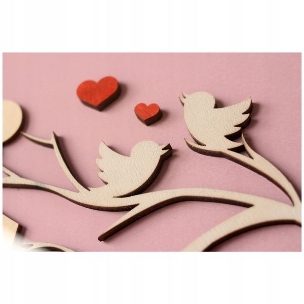 Księga Gości w Kształcie Serca Wesele Prezent na Ślub zdjęcie 5