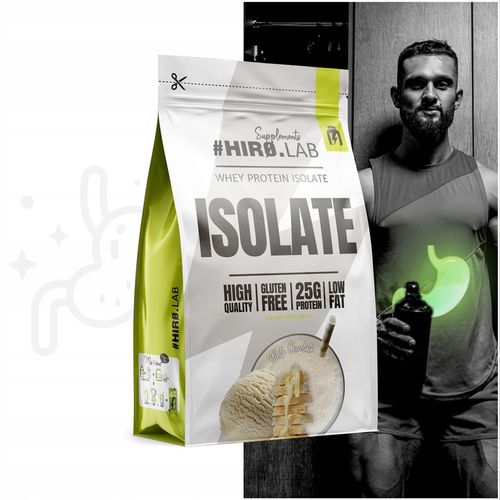 Izolat Białka BIAŁKO 700 g WPI Whey Protein Isolate Biała Czekolada Hiro na Arena.pl