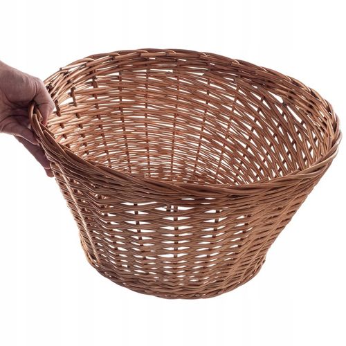 OSŁONA NA STOJAK CHOINKOWY WIKLINOWA 50 cm OSŁONKA POD CHOINKĘ KOSZ BOHO na Arena.pl