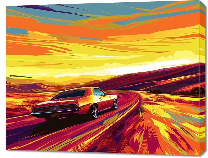 Obraz 90x70cm Pędź Przed Siebie zdjęcie 1