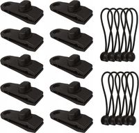 20 szt. klips plandeka namiot blokada uchwyt zestaw zacisków do namiotu