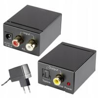 Konwerter sygnału audio AV Cinch na cyfrowy TOSLINK złącze optyczne SpeaKa