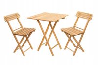 MEBLE BALKONOWE OGRODOWE. KOMPLET 2 KRZESŁA STOLIK NA TARAS OGRÓD
