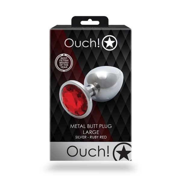 Round Gem Butt Plug - Large zdjęcie 2