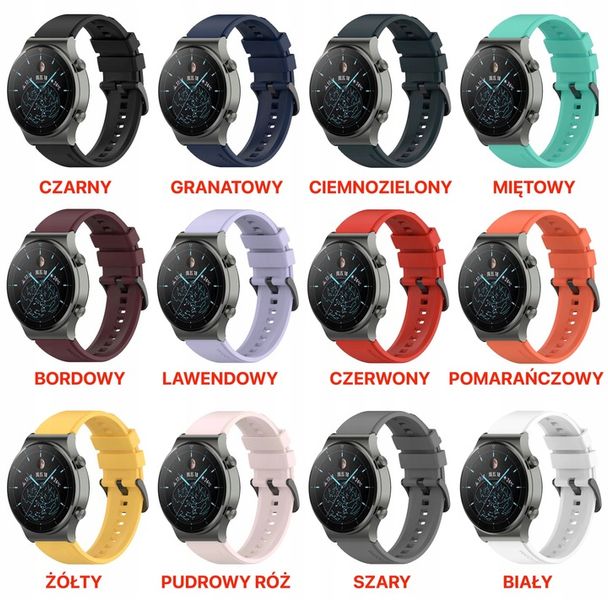 3x PASEK DO HUAWEI WATCH GT 2 3 4 GT2 GT3 GT4 PRO GT2e 2e 46MM 48MM|KOLORY zdjęcie 9