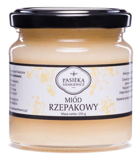 Miód Rzepakowy 210ml 250g zdjęcie 1