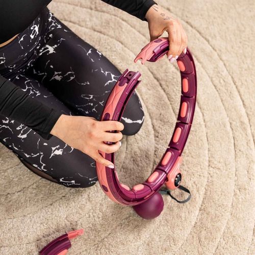 Hula hop z licznikiem obciążeniem odchudzające z wypustkami smart na Arena.pl