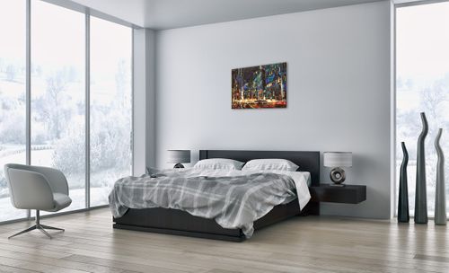 Obraz Na Płótnie - Miasto Centrum Auto - 70X50 Cm - Aa70X50-3787 na Arena.pl