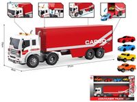 auto ciężarówka 1:16 + autka 4 światło/dźwięk 8978