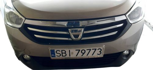 Dacia LODGY - Listwy CHROM GRILL atrapa tuning na Arena.pl