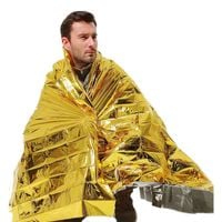 Koc ratunkowy 160 x 210 cm Folia antywstrząsowa NRC