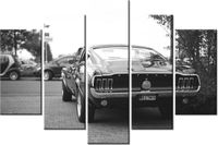 100CM 150CM OBRAZ 5 ELEM CLASSIC MUSTANG 55LANEY69 ŚCIENNY