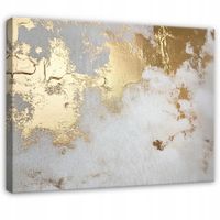 OBRAZ NA PŁÓTNIE ŚCIANĘ ABSTRAKCJA ZŁOTO DO SALONU SYPIALNI KUCHNI 120x80