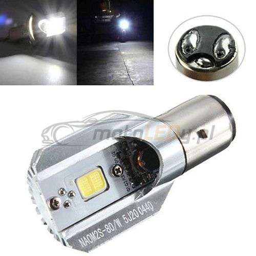 ŻARÓWKA LED BA20D, H6, S2  6V-80V 12W 800lm na Arena.pl