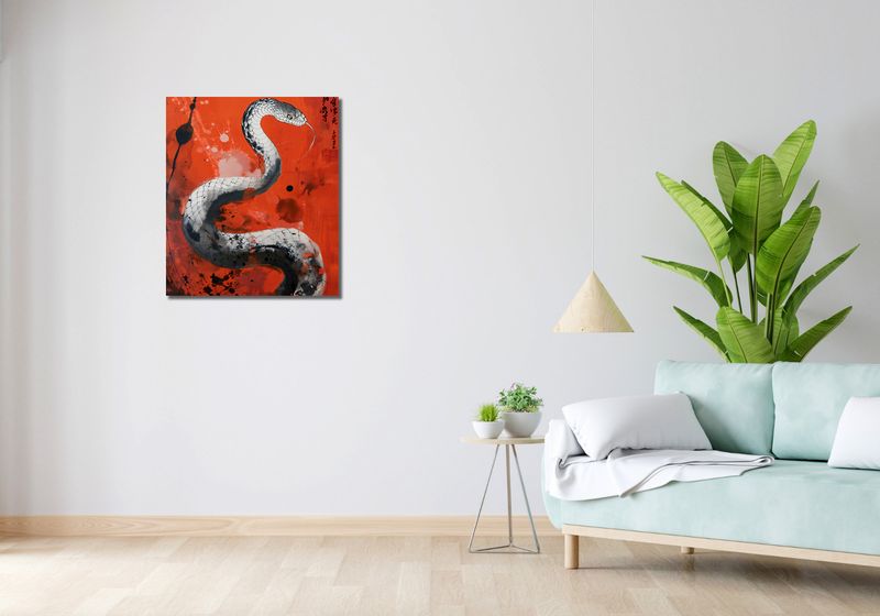 Obraz 60x70cm Smoczy Oddech Węża zdjęcie 2