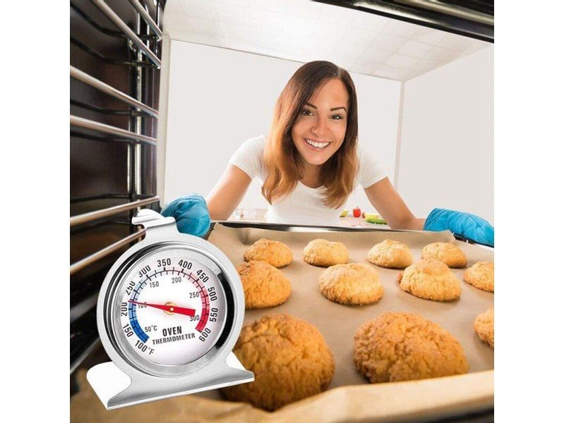 Termometr do piekarnika duży stalowy kuchenny zdjęcie 3